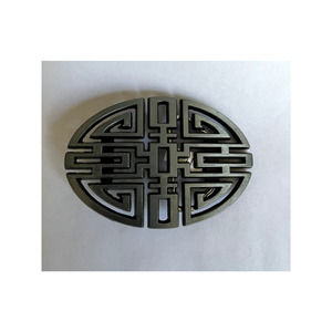 Oriental Design Oriental Architecture Belt Buckle